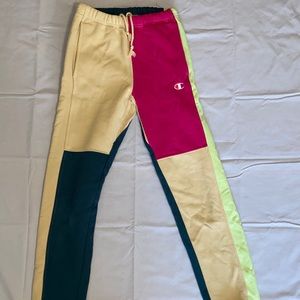 NWOT Womens Champion Colorblock Sweatpants